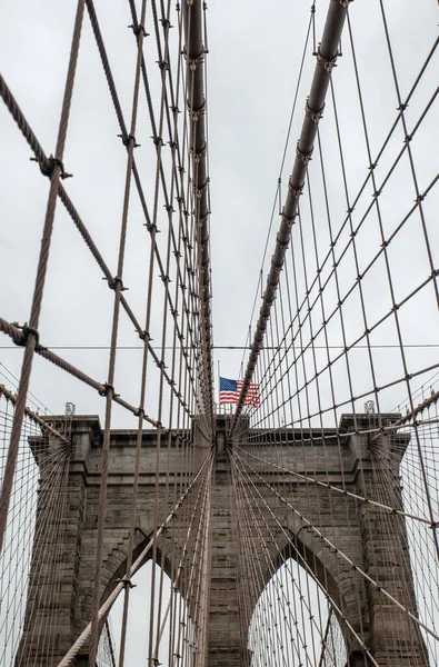 Brooklyn Bridge New York Manhattan Verenigde Staten — Stockfoto