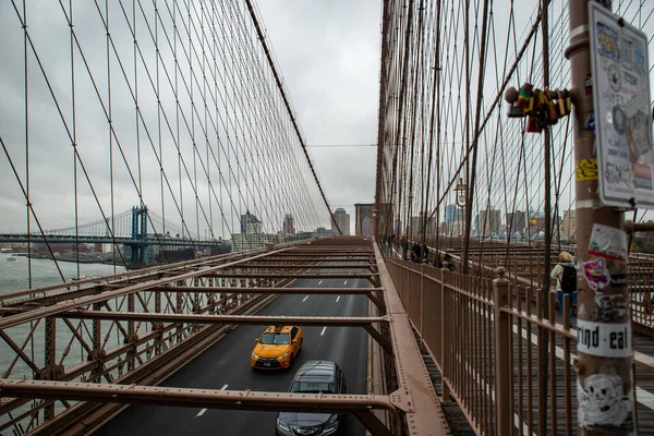 Brooklyn Bridge New York Manhattan Verenigde Staten — Stockfoto