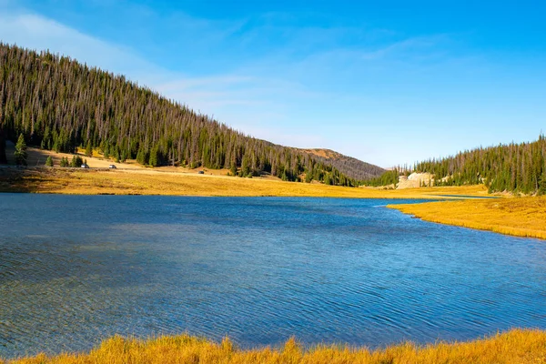 Liten Sjö Colorado Nära Rocky Mountains Usa — Stockfoto