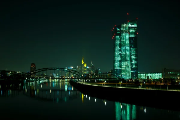 Skyline von Frankfurt — Stockfoto