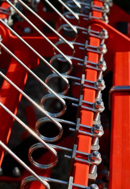 15 Kasım 2020 - İngiltere: Parlak renkli tarım makinelerini kapatın