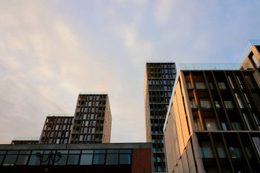 2 December 2020 - Harrow, UK: Morning skyline with copy space against cloudy sky