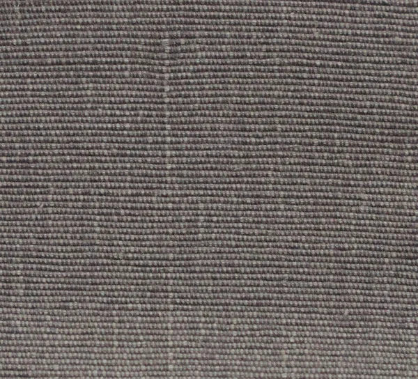 Полное изображение текстурированной льняной ткани в сером цвете с копировальным пространством — стоковое фото