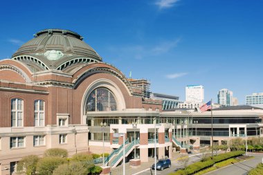 Tacoma, Washington, ABD. Mart 2021. Union İstasyonu Yolcu İstasyonu