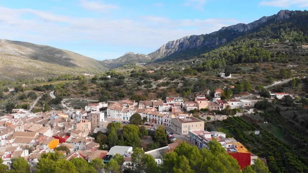 Spanya Alicante Deki Beniali Köyünün Hava Manzarası — Stok fotoğraf