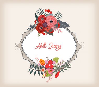  davetiye Şakayık çiçekleri