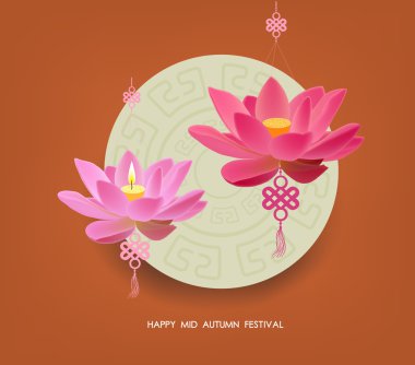 Mid Sonbahar Festivali lotus fener ile