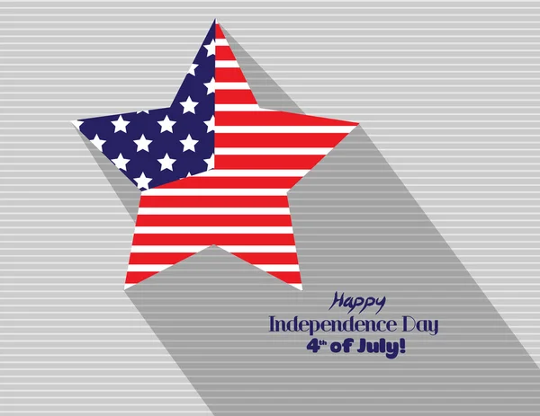 アメリカ独立記念日の背景 — ストックベクタ