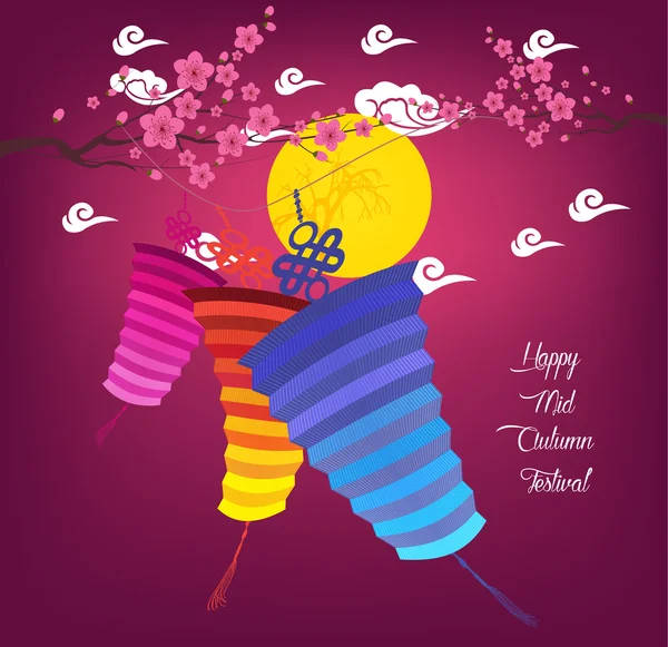 Sonbahar ortası festivali arka planı 