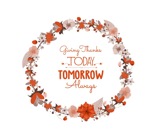 Şükran Günü tebrik kartı.. 