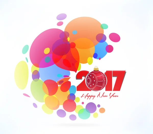 2017年新年快乐 — 图库矢量图片