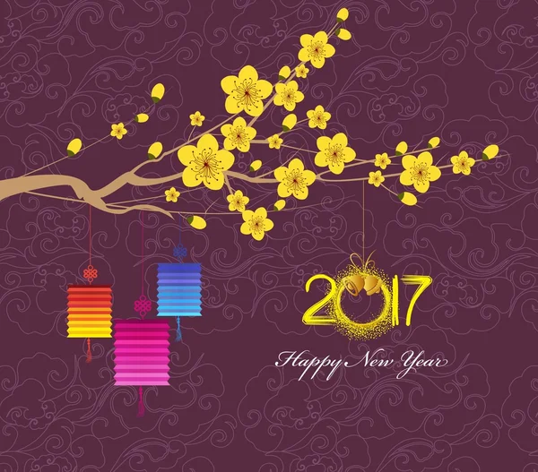 Çin Yeni Yılı 2017 — Stok Vektör