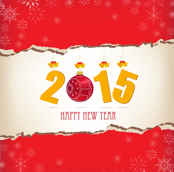 Joyeux Noël et heureux nouveau papier de l'année — Image vectorielle