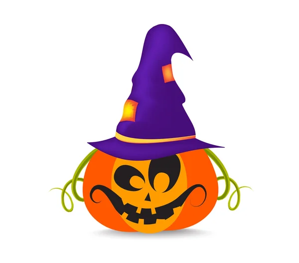 Calabaza de Halloween — Vector de stock