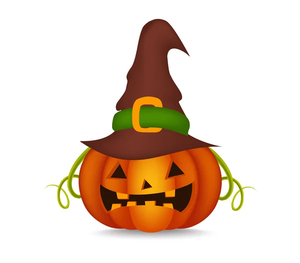 Calabaza de Halloween — Vector de stock