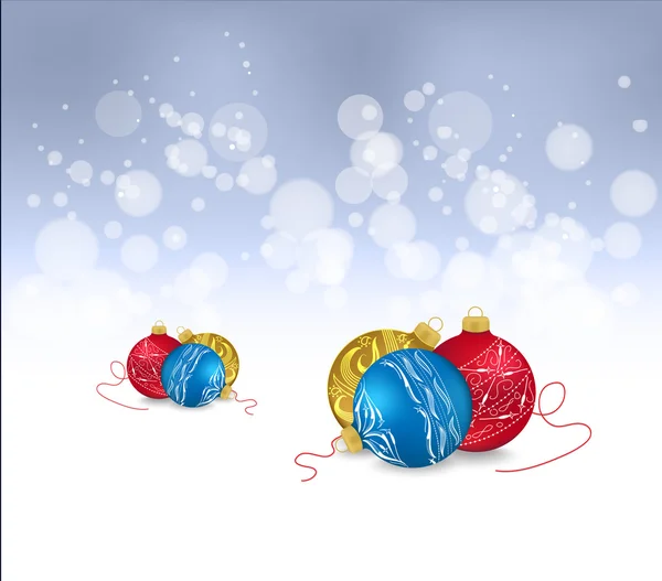 Bolas de Navidad — Archivo Imágenes Vectoriales