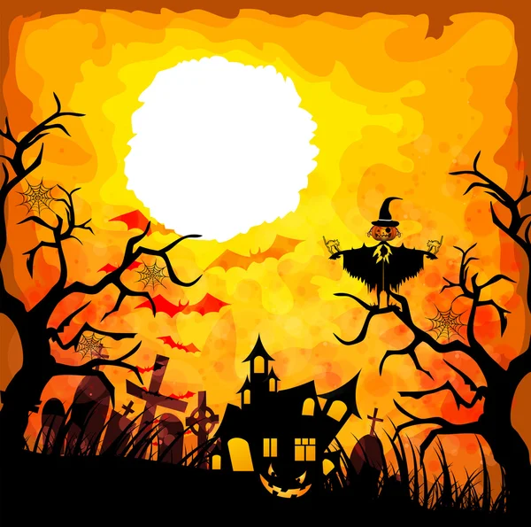 Halloween background — Stock Vector