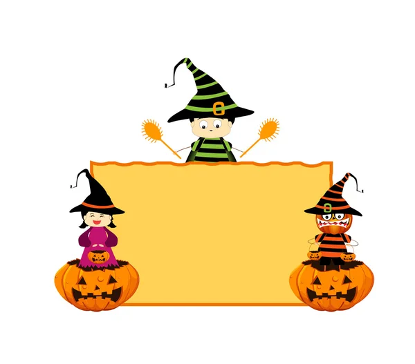 Tablero de Halloween — Vector de stock