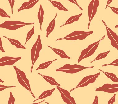 Sorunsuz seamless modeli sonbahar yaprakları