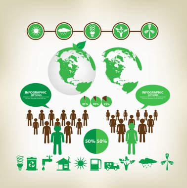Ortam öğeleri infographics
