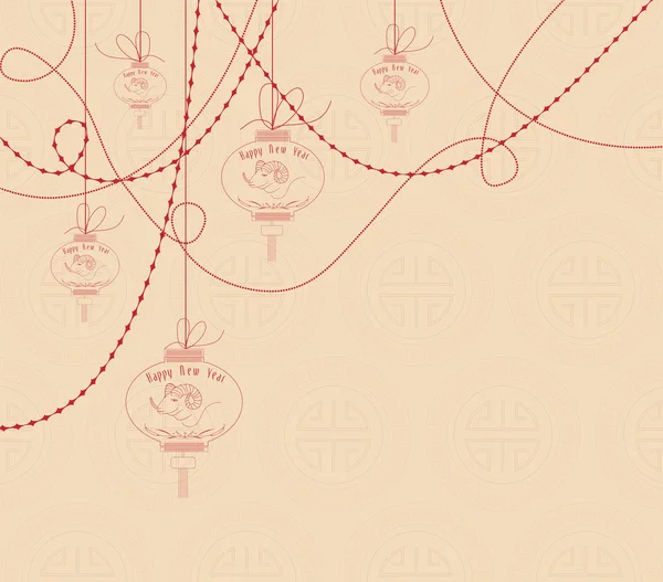 Arrière-plan décoratif chinois — Image vectorielle