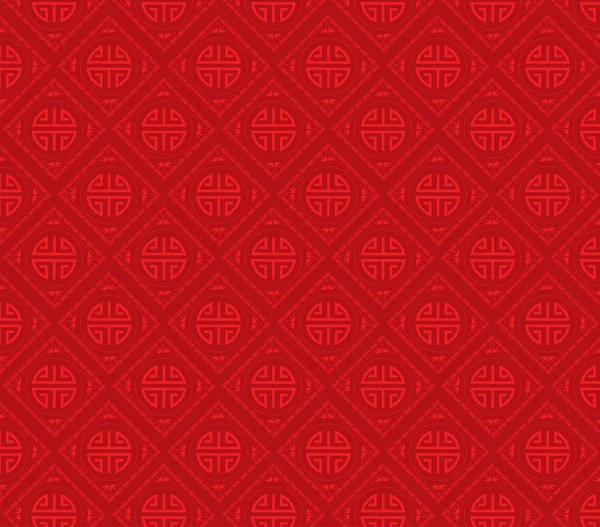 Oriental chino año nuevo Fondo — Vector de stock