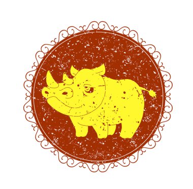 Gergedanlar Vintage işaretiyle