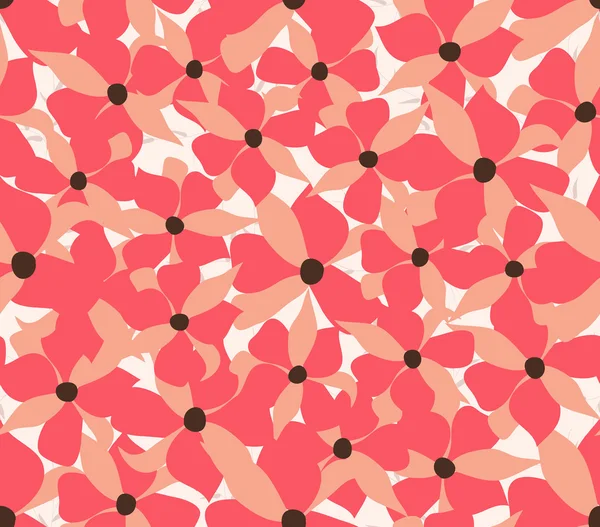 Elément de décoration Style floral Sans couture — Image vectorielle
