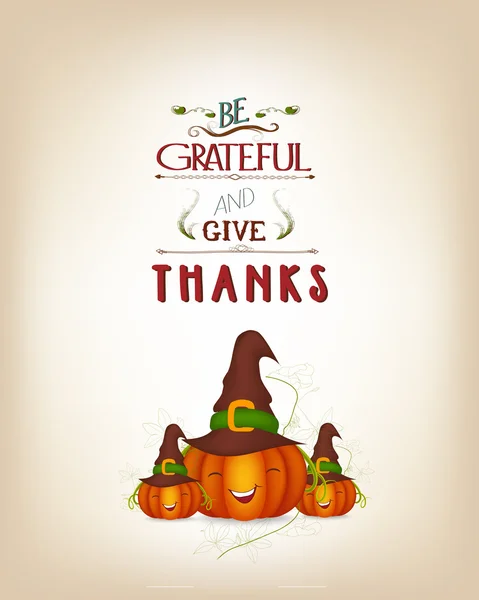 Cartão de agradecimento e agradecimento — Vetor de Stock