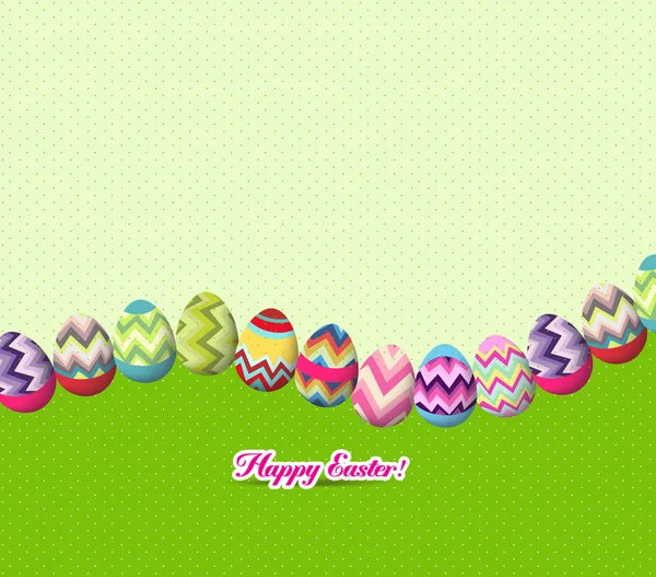 Felices huevos de Pascua — Vector de stock