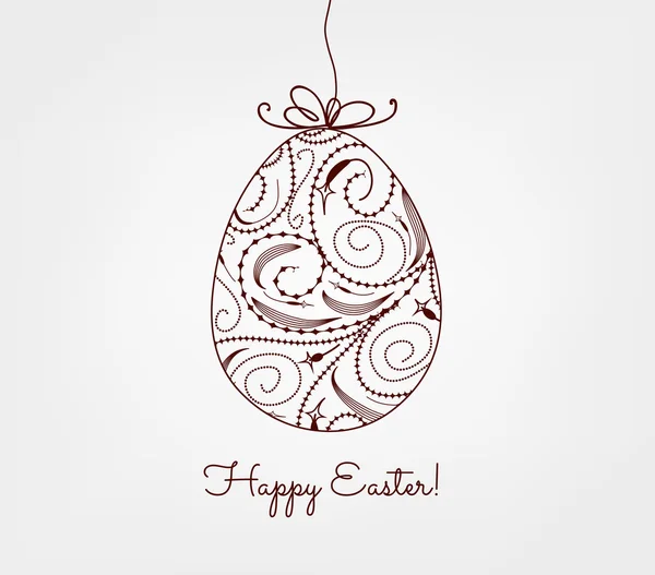 Huevo de Pascua ornamental — Archivo Imágenes Vectoriales