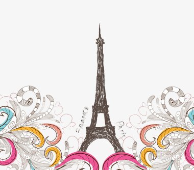 Şirin Paris doodle