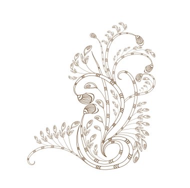 şık çiçekli arka plan