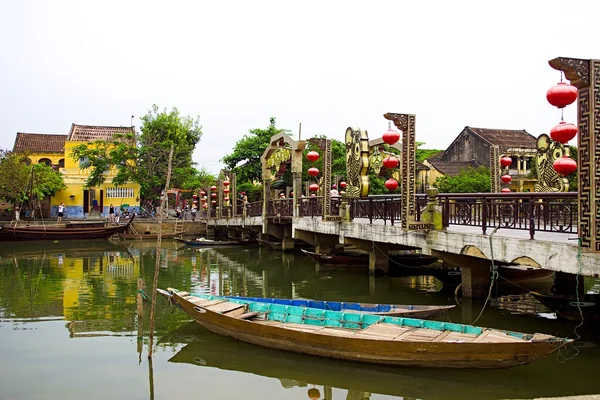 Vista panoramica di Hoi An città vecchia, Vietnam — Foto Stock