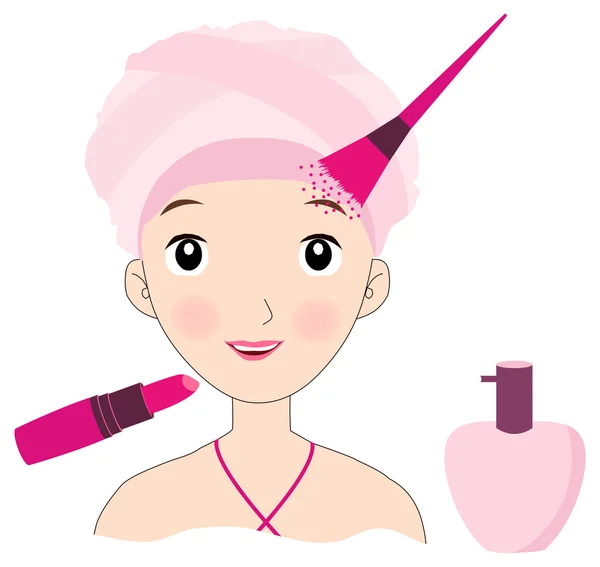 Plantilla de belleza y spa — Vector de stock