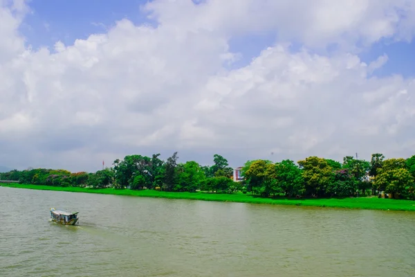 Boat at Perfume River near Hue