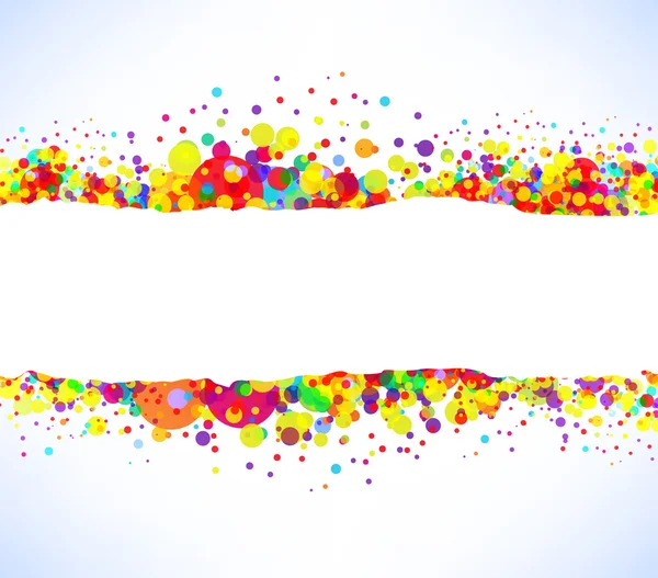 Banner gráfico colorido — Vetor de Stock