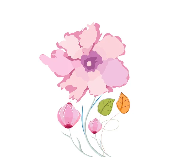 Kleurrijke poppy bloemen — Stockvector