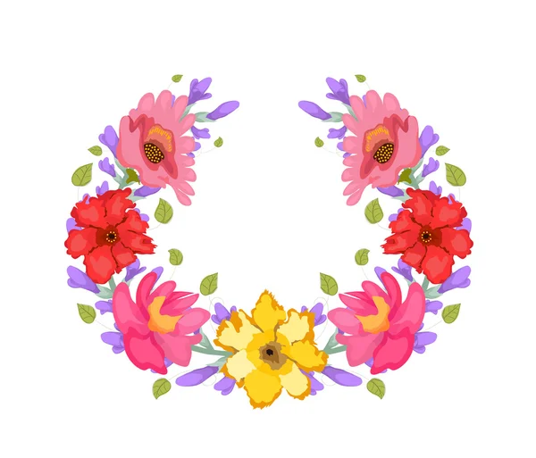 Watercolor flowers frame Stock Vector Image by ©ngocdai86 88830018