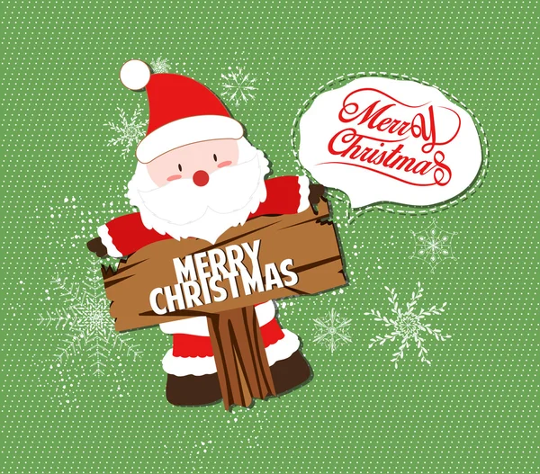 Boldog karácsonyt illusztráció — Stock Vector