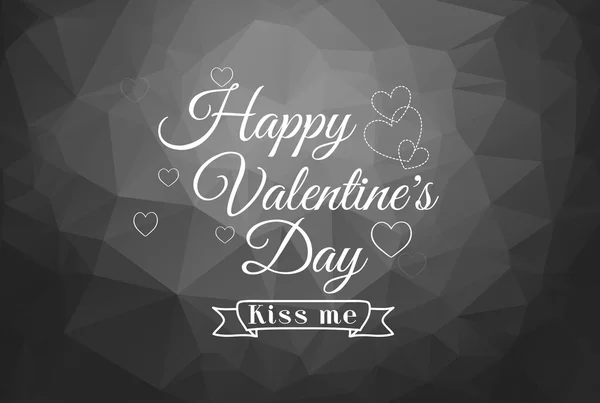 Joyeuse Saint-Valentin ! Contexte typographique — Image vectorielle