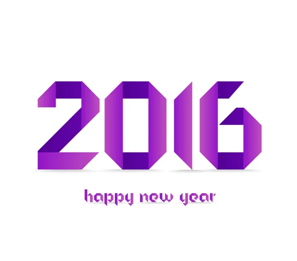 2016 újévi üdvözlő kártya — Stock Vector