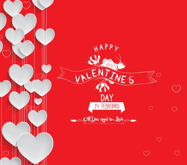 Valentine's day background — Stock Vector