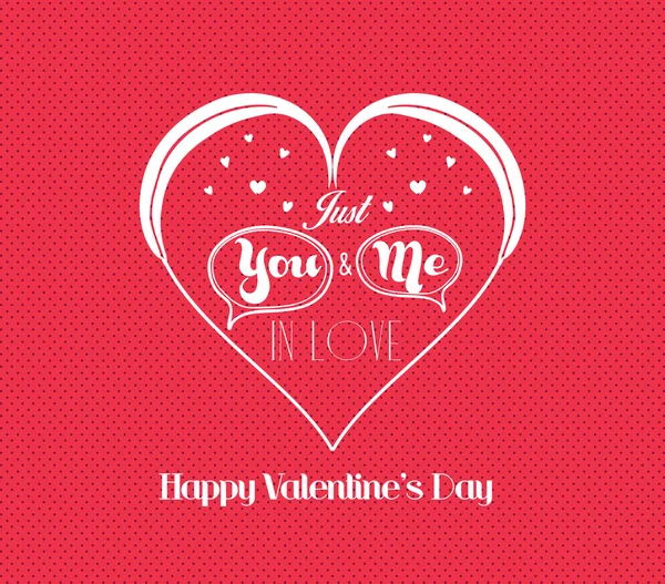 Valentine's Day poster — Stock Vector