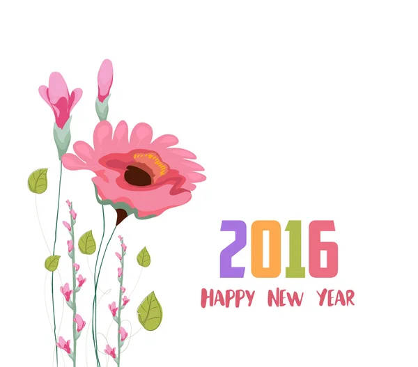 Šťastný nový rok 2016. — Stockový vektor