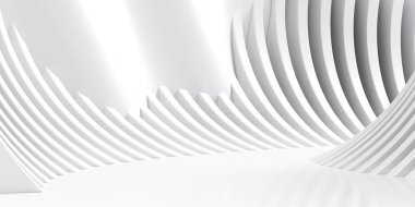 Beyaz Fütürist geçmişi. 3d oluşturma