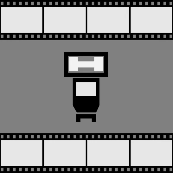 Flash fotopictogram. — Stockvector