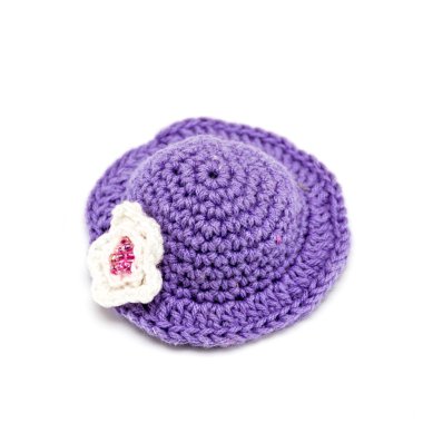 Bir oyuncak için örme kap