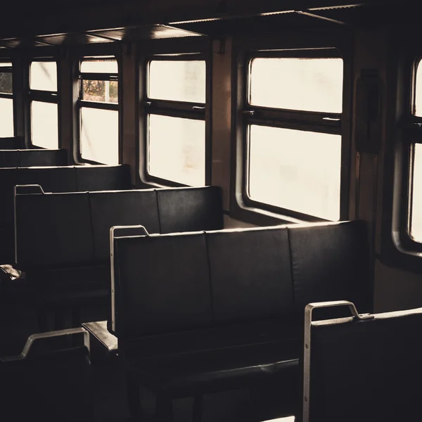 Seats near the window of wagon