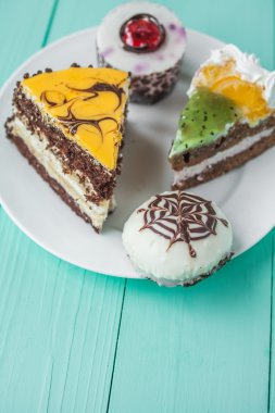  bir sürü farklı kek